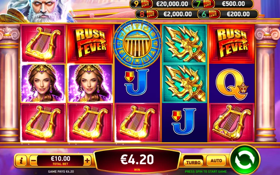 Zeus Rush Fever Deluxe slot